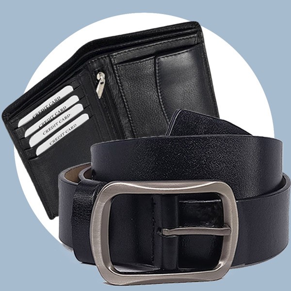 Wallet and Belt Gift for Him on Valentine's Day