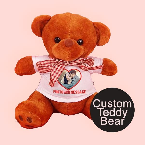 Custom Teddy Bear for Valentine's Day for Her in Nepal