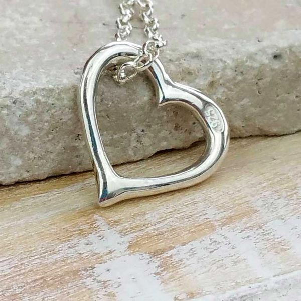 Silver Pendant for Valentine's Gift for Her in Nepal