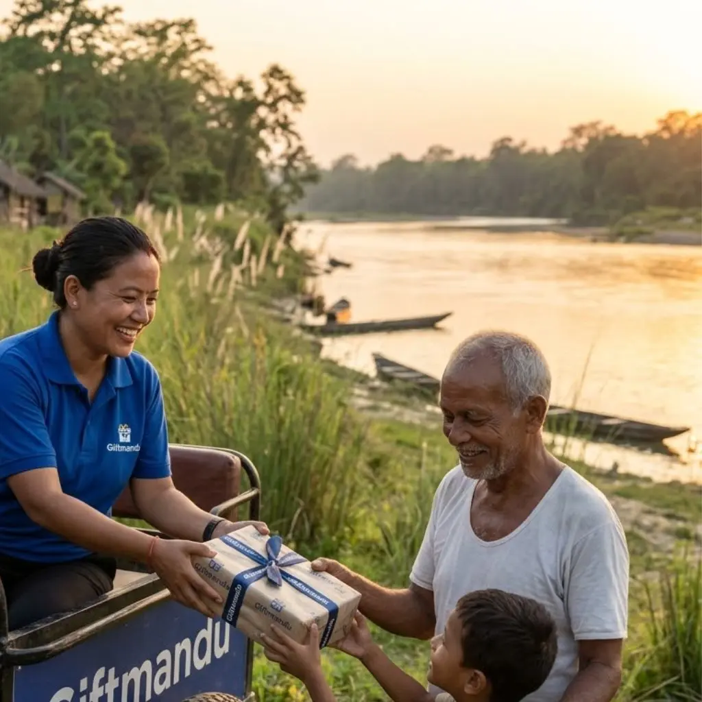 Kid's birthday gift delivered in Chitwan by Giftmandu