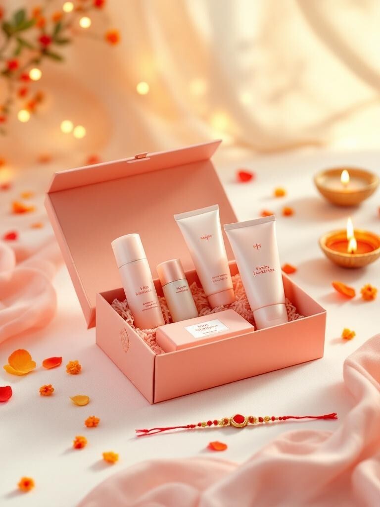 Beauty gift sets for sister Nepal  Makeup kit rakhi return gift  Skincare hamper for sister Raksha Bandhan  Hair dryer and styling tools gift