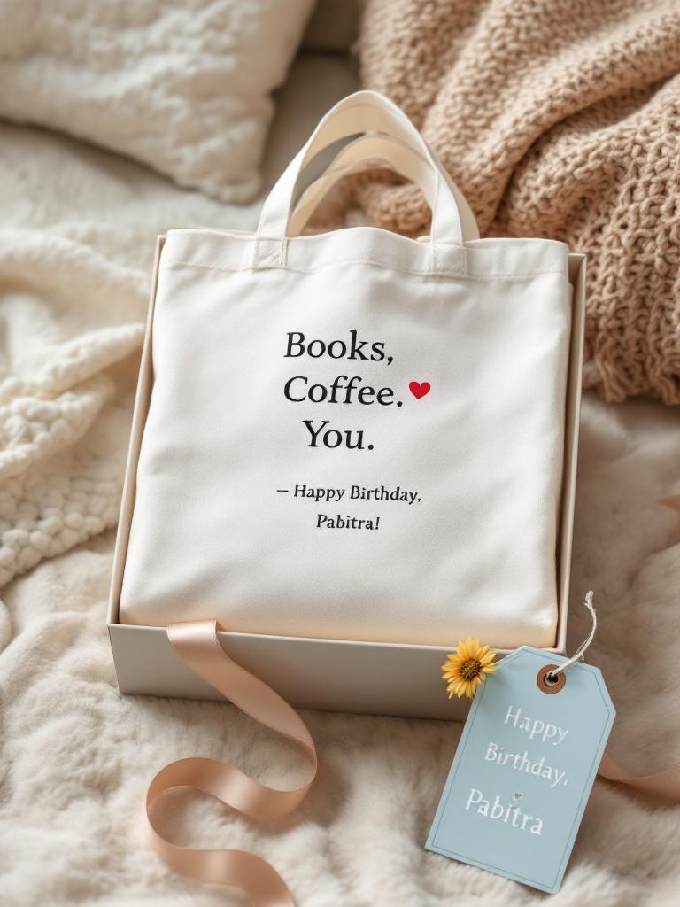 personalized tote bags Nepal   custom printed bags gift   eco-friendly birthday gift Nepal 