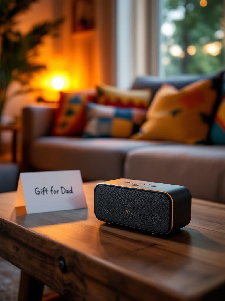 Bluetooth speaker gift for Nepali dad – wireless music gadget for Father’s Day 2025– wireless music gadget for Father’s Day 2025