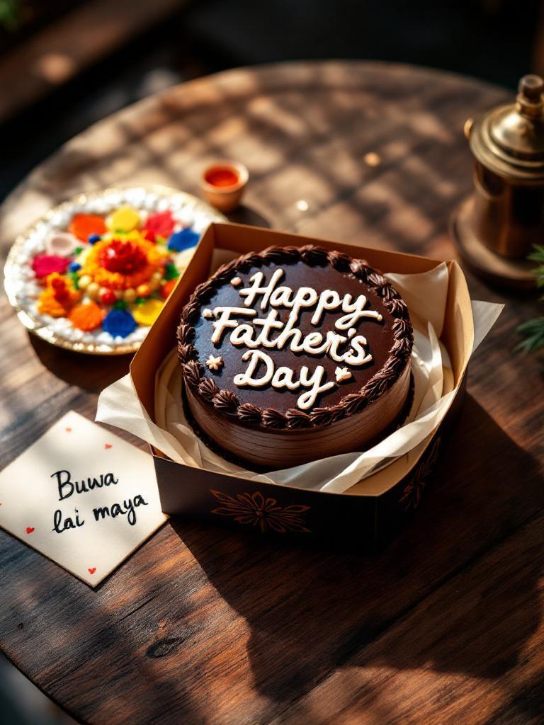Delicious Father’s Day cakes Nepal — chocolate truffle, red velvet, black forest, and blueberry cheesecake