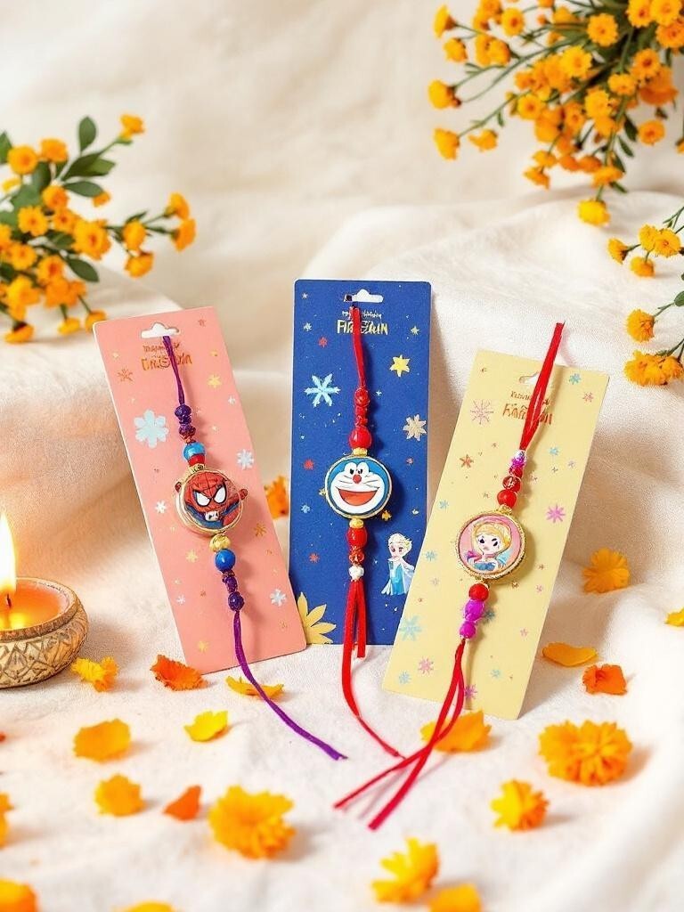 Spiderman rakhi for kids Nepal  Cartoon rakhi online delivery Nepal  Doraemon rakhi for brother or sister  Elsa rakhi for girls Nepal