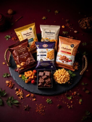 Chocolates & Chatpat Snacks – For a Fun Twist
