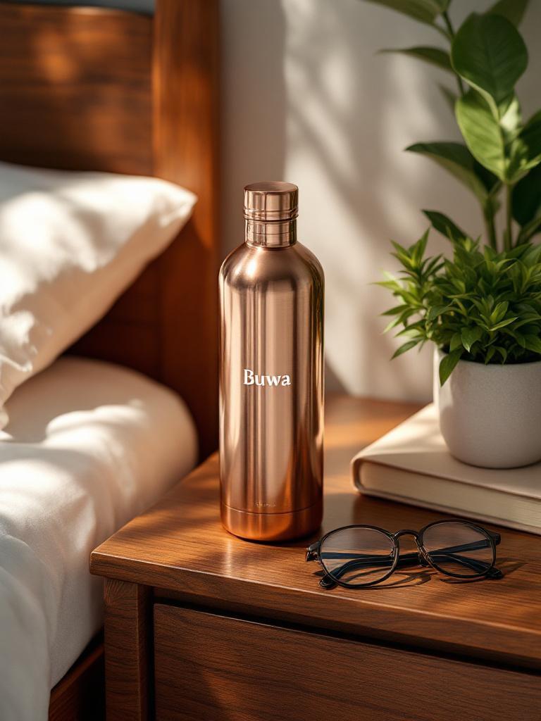 copper water bottle gift Nepal   eco-friendly wellness gifts for dad   traditional sustainable gifts for Father’s Day 