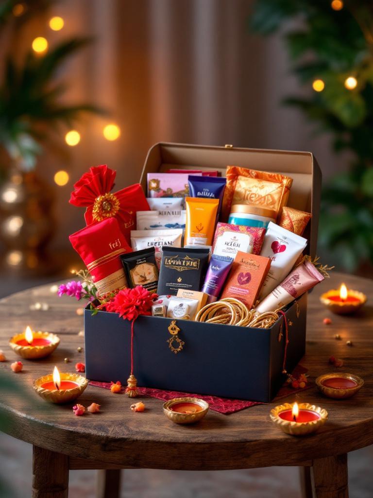 Teej gift hampers Nepal   Send gift hampers Nepal from abroad   Nepali festival gift baskets   Personalized Teej hampers 