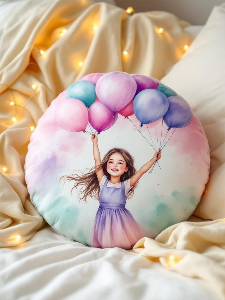 personalized cushion for her  custom photo cushion for girls  name printed cushion Nepal  cute pillow gift for women  customized cushion with girl's picture