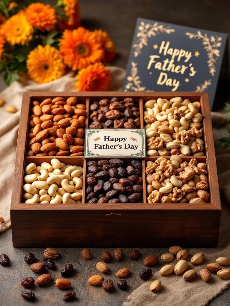 Dry nuts gift set Nepal  Healthy Father’s Day gifts Nepal  Premium nuts for gifts Nepal  Traditional dry fruits gift Nepal