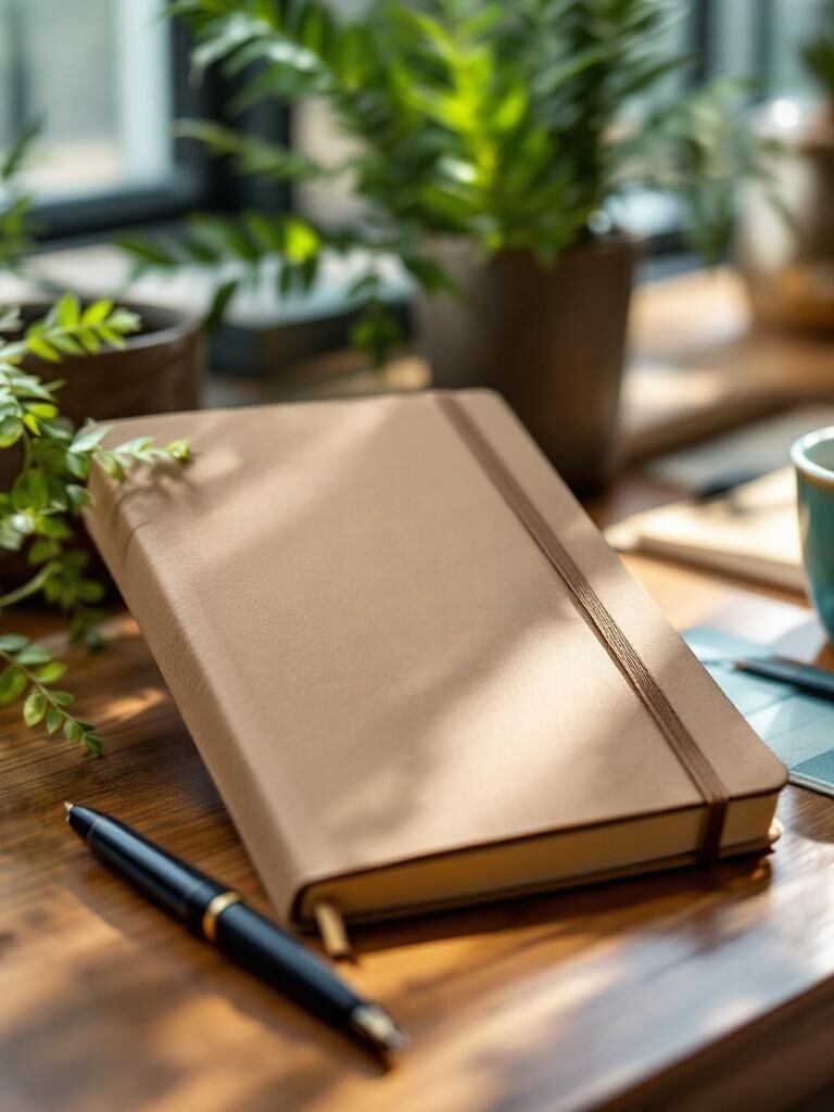 Personalized eco-friendly notebook with custom design