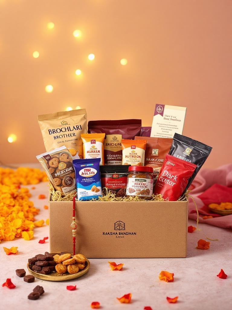 Rakhi gift hampers for brother  Build your own gift box Nepal  Custom snack and grooming hampers  Raksha Bandhan hamper ideas