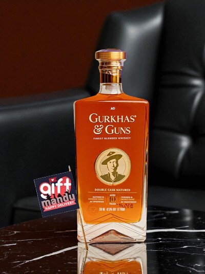 Gurkhas and Guns premium blended whisky gift hamper for Father’s Day in Nepal 