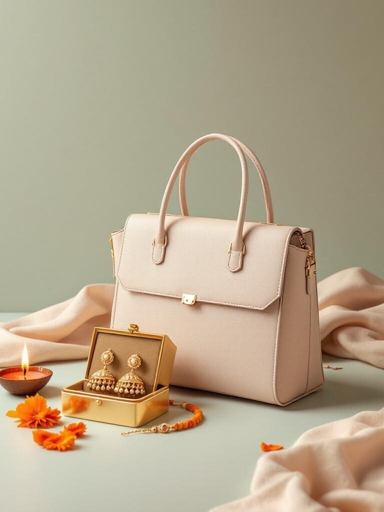 Stylish handbags for sister Nepal  Rakhi gift purse for sister  Trendy tote bags online Nepal  Fashion accessories gift for sister