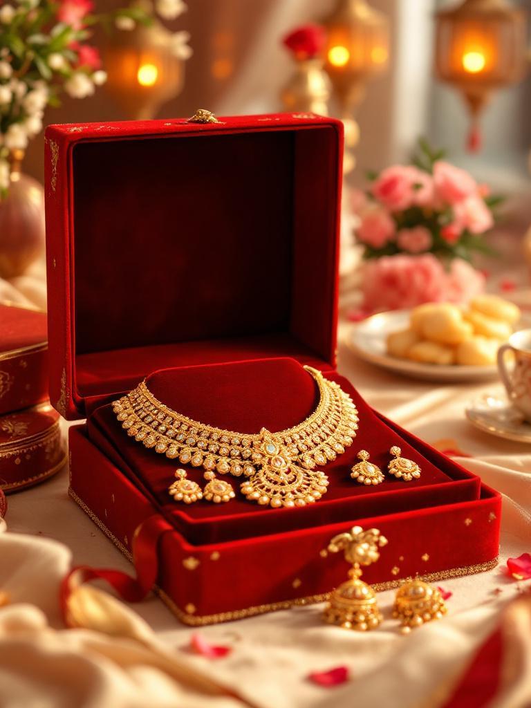 Teej jewelry set online   Buy oxidized jewelry Nepal   Gold plated Teej necklace   Traditional festival jewelry 