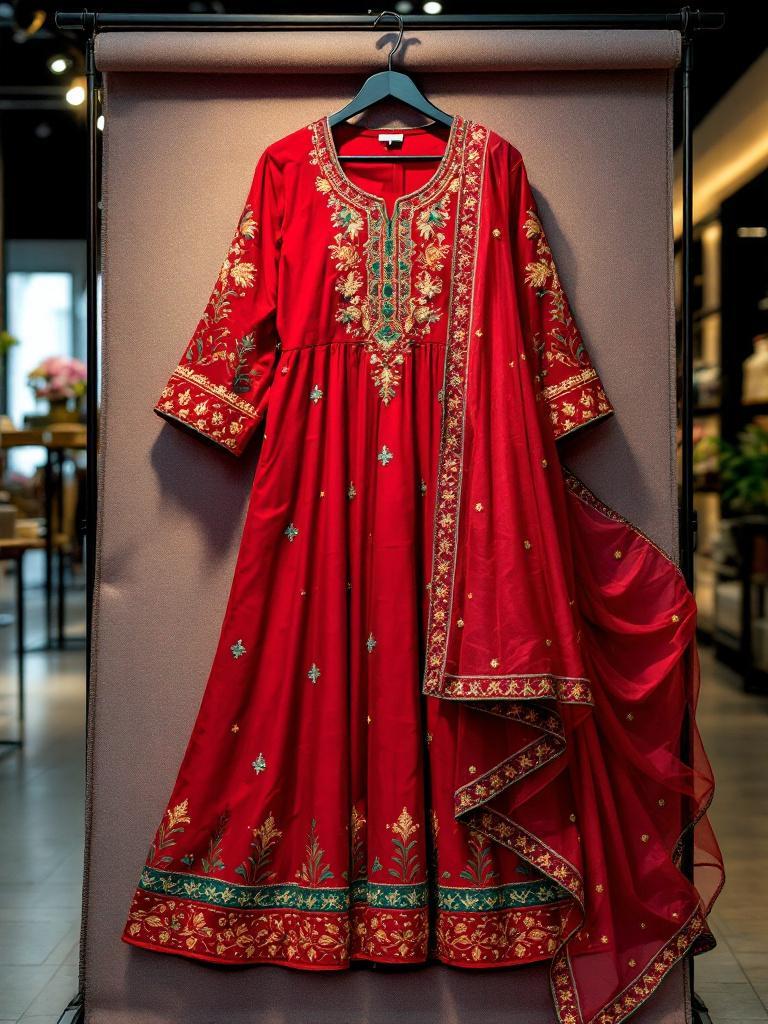 Teej kurtis online Nepal   Buy festive kurtis for Teej   Comfortable Teej outfits   Salwar suit for Teej 