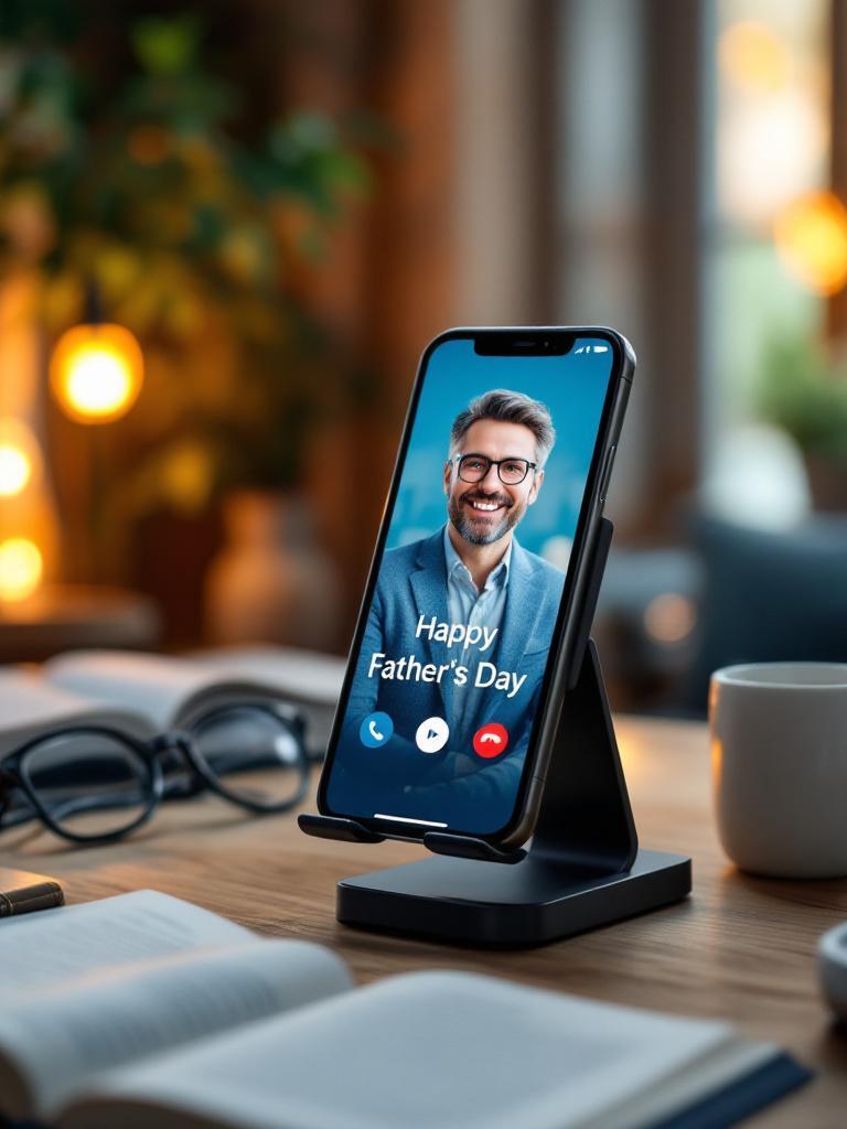 Mobile phone stand for Father’s Day 2025 – hands-free gadget gift for Nepali dad