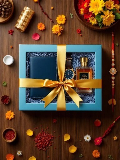 Rakhi Gift Boxes with Grooming Kits or Accessories