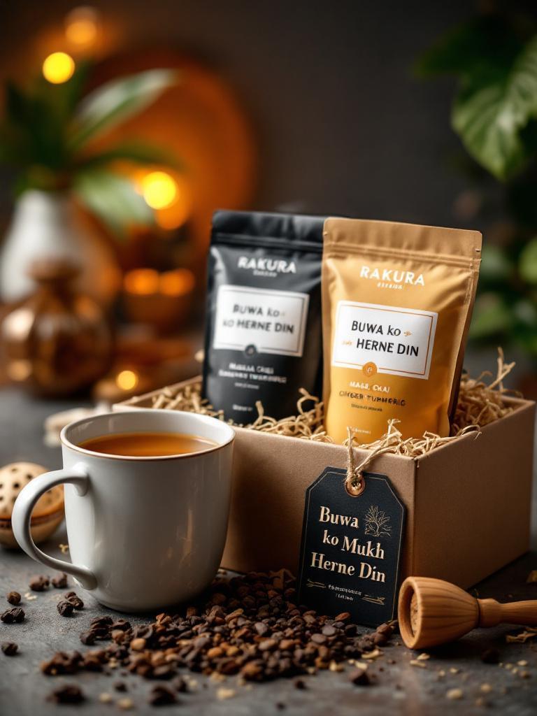 Father's Day tea gift hamper with Ilam black tea and mug – Giftmandu 