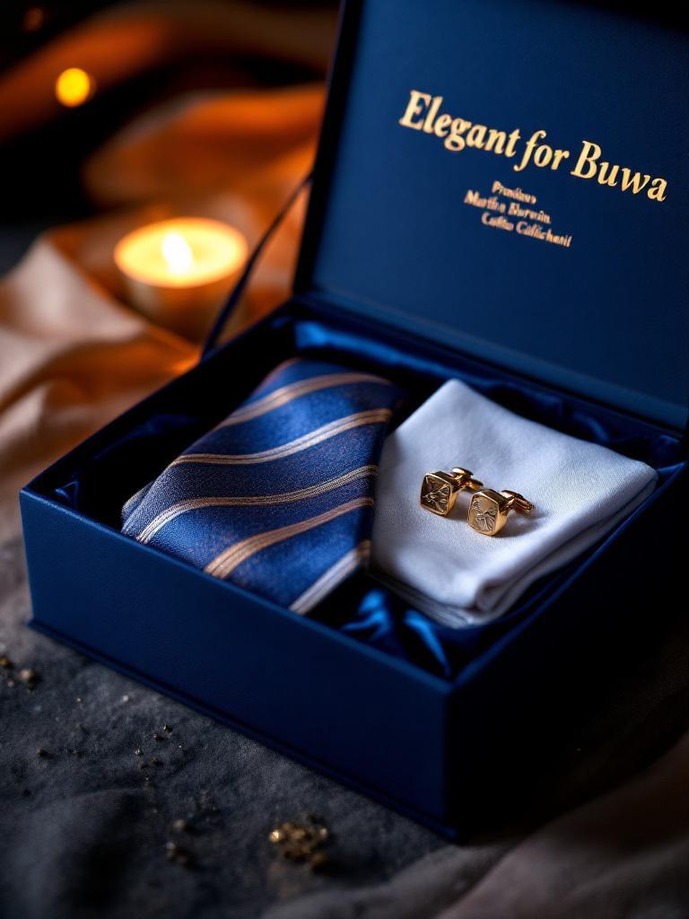 tie and handkerchief gift set Nepal   traditional Father’s Day gift Nepal   men’s tie set gift online Nepal   formal gift for dad in Nepal 