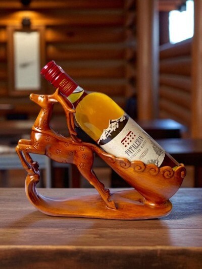 Elegant handcrafted wine holder, budget-friendly Father’s Day gift for Dad in Nepal, decorative and meaningful